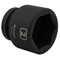 Dynamic 1" Drive Standard Socket, Black Phosphate, Tools 2" X 1" Drive, 6 Point Standard Length D025364 - alternate 5